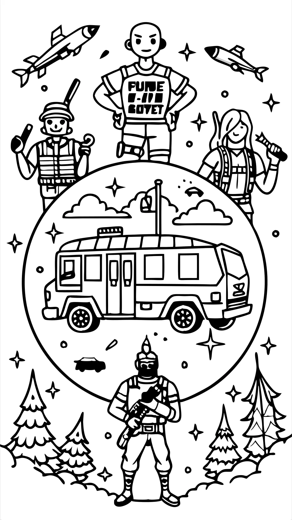 print fortnite coloring pages